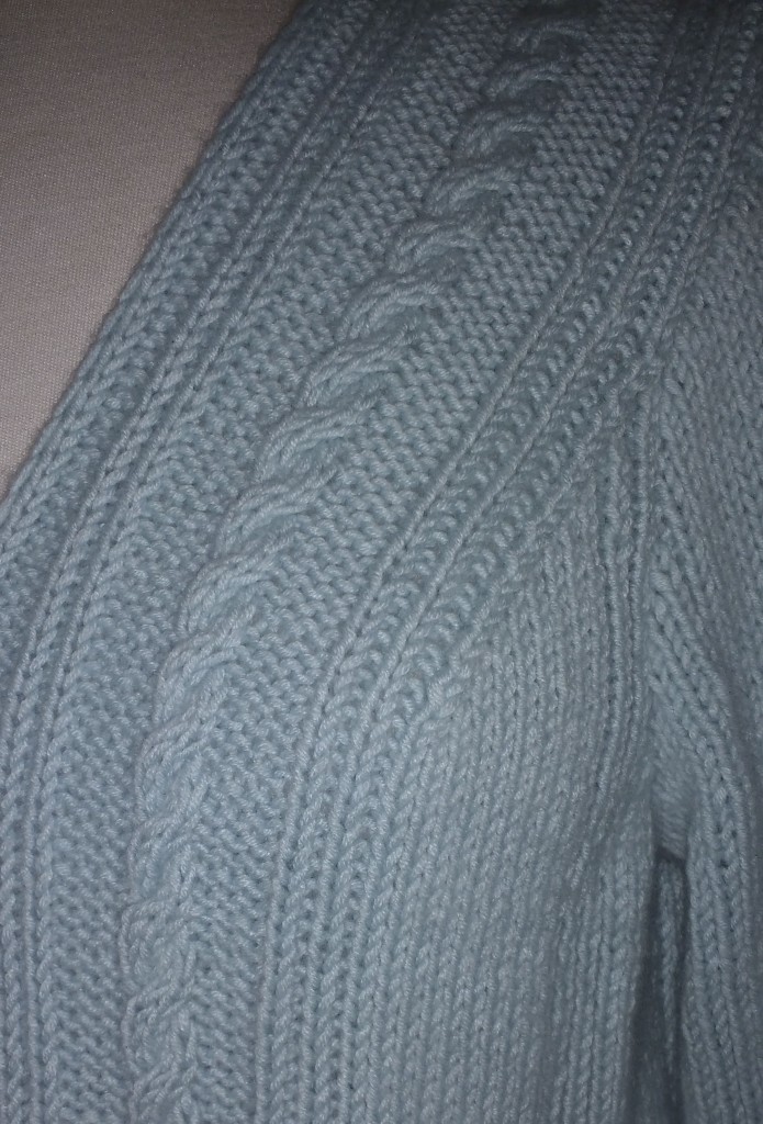 secretos de la lana jersey azul sisa